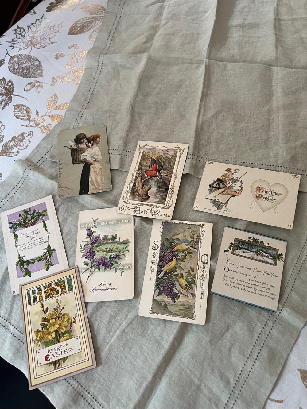 Vintage postcards from the 1920s